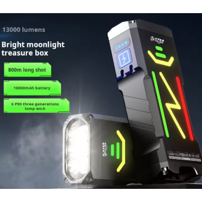 Lanterna de mana YM G666Y cu incarcare USB corp aluminiu profesionala