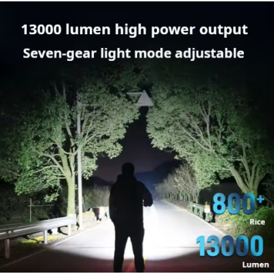 Lanterna de mana YM G666Y cu incarcare USB corp aluminiu profesionala