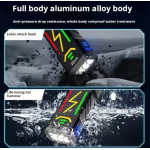 Lanterna de mana YM G666Y cu incarcare USB corp aluminiu profesionala