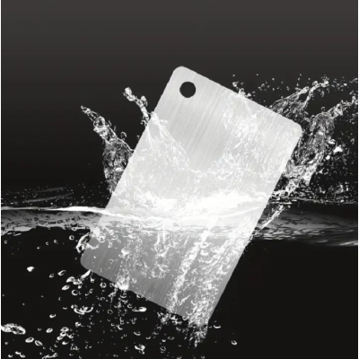 Tocator de bucatarie otel inoxidabil 24 x 15cm argintiu