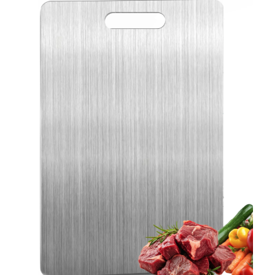 Tocator de bucatarie otel inoxidabil 24 x 15cm argintiu