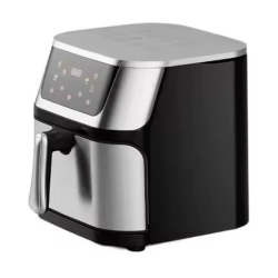 Friteuza cu Aer Cald 12L putere 3000W display digital touch 8 programe cu geam