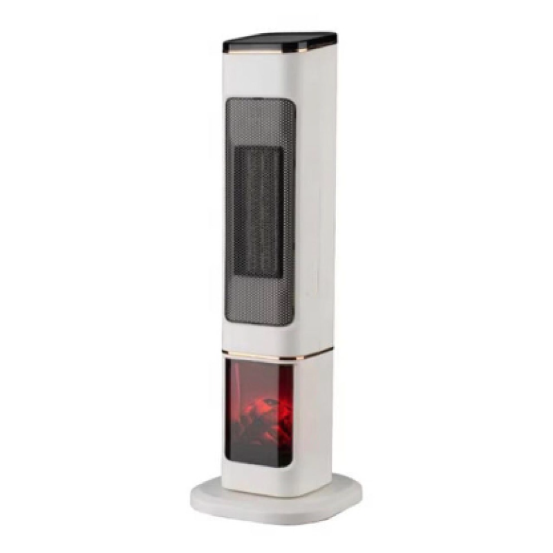 Semineu Electric 2000W cu efect de flacara 2 trepte incalzire cu termostat si telecomanda Dispay LED