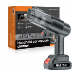 Aspirator auto portabil putere 100W cu 1 Acumulator 48V design ergonomic 6 CAPETE