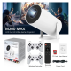Mini Videoproiector portabil smart 2 in 1 de 4K Ultra HD Doua manete wireless 