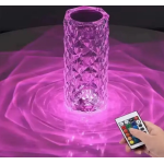 Lampa LED ambientala cu telecomanda pentru birou control prin atingere 16 Moduri Iluminare tip Cristal