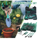 Trusa 10 piese unelte de gradinarit VERDE