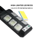 Lampa solara LED 3 moduri iluminare Senzor miscare Telecomanda Negru SH 804B