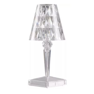 Veioza LED Crystal Touch RGB cu acumulator incarcare USB si telecomanda lumina RGB