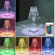 Veioza LED Crystal Touch RGB cu acumulator incarcare USB si telecomanda lumina RGB
