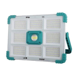 Proiector solar COBA CB F374 cu 374 LED putere 300 W alb/albastru 9 casete