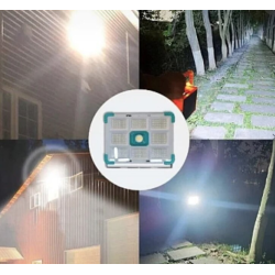 Proiector solar COBA CB F374 cu 374 LED putere 300 W alb/albastru 9 casete