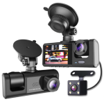 Camera video de bord auto 1080P HD TRIPLA senzor G DVR camera cu unghi de vizualizare de 170 grade