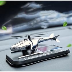 Odorizant auto cu incarcare solara si suport numar de telefon tip ELICOPTER