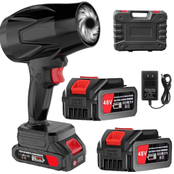 Suflanta portabila cu 2 acumulatori de 48V culoare negru