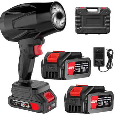 Suflanta portabila cu 2 acumulatori de 48V culoare negru