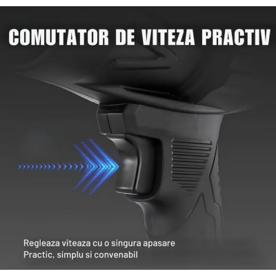Suflanta portabila cu 2 acumulatori de 48V culoare negru