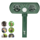 Aparat Repelent ultrasonic solar pentru rozatoare verde cu detector de miscare