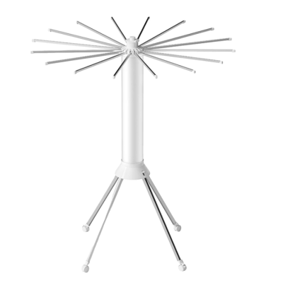 Uscator rufe cilindric portabil si pliabil 16 tije extensibil vertical ALB