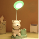 Lampa de birou cu LED forma ursulet RD C138 cu suport creioane si ascutitoare
