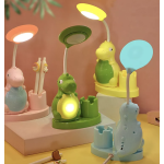 Lampa de birou RD C137 LED USB forma dinozaur cu suport creioane si ascutitoare