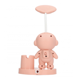 Lampa de birou RDC136 LED forma astronaut USB suport creioane si ascutitoare