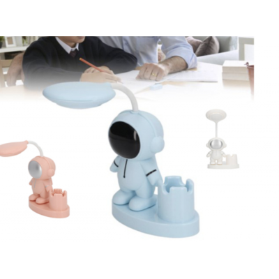 Lampa de birou RDC136 LED forma astronaut USB suport creioane si ascutitoare