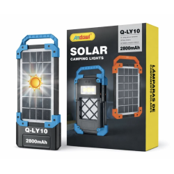 Lampa camping cu panou solar LY10 de 2800mAh