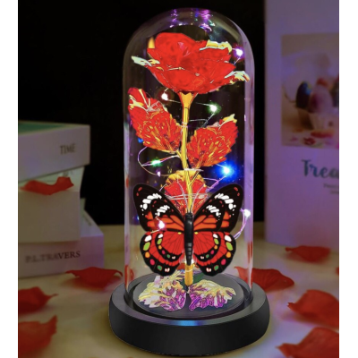 Lampa portabila LED RDC172 model Trandafir si Fluture