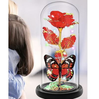 Lampa portabila LED RDC172 model Trandafir si Fluture