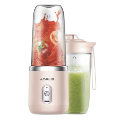 Blender portabil reincarcabil Aorlis AO78228 de 300ml putere 40W
