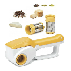 Razatoare electrica reincarcabila pentru branzeturi 2 role din inox