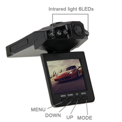 Camera auto de 2,5 inch ercan TFT LCD rotatie de 270 de grade