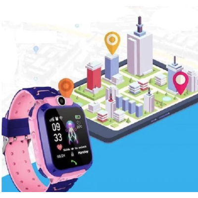 Ceas inteligent smart watch pentru copii cu urmarire GPS si apeluri BAIETEL