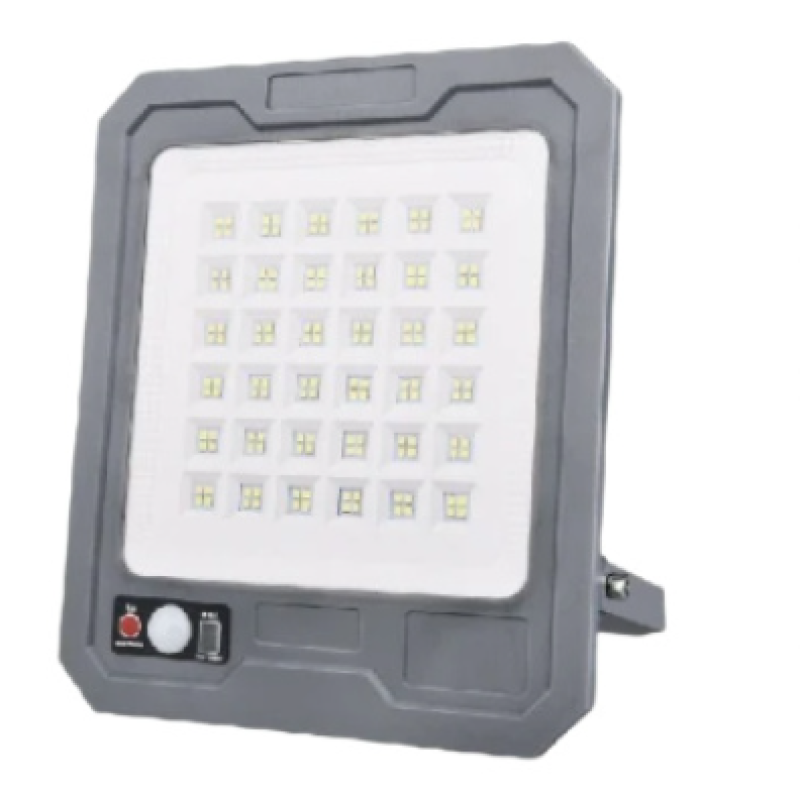 Proiector solar LED COBA CB T105 putere 500W panou solar separat senzor de miscare telecomanda