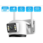 Camera de supraveghere dubla JT 8696 Ip 6 mpx si rotire 360 grade