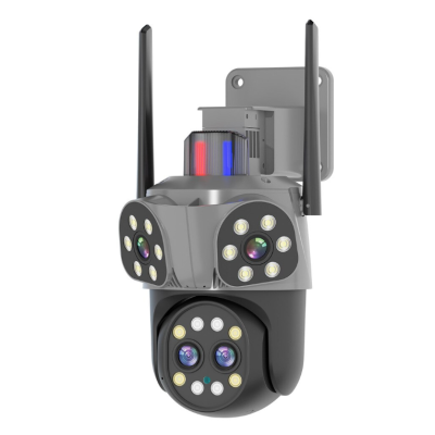 Camera supraveghere WiFi 4 lentile interfon bidirectional 6 megapixeli vizibilitate nocturna HD zoom 10x JT 8856