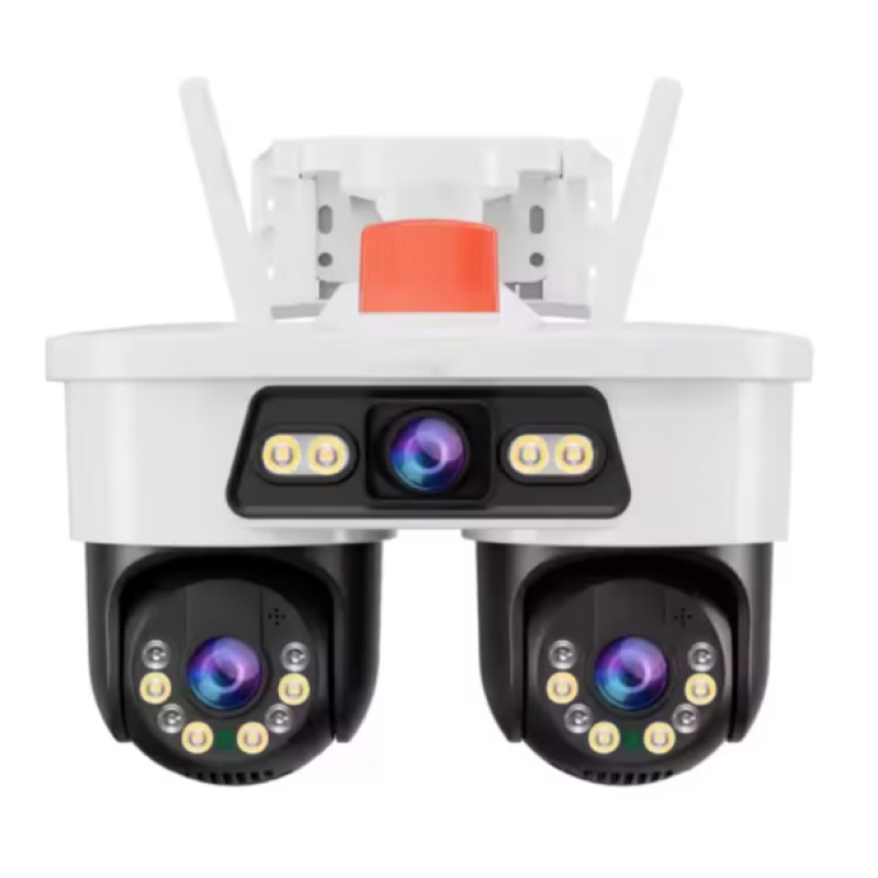 Camera Supraveghere WiFi Jortan8 de 9MP 3 Lentile Dual Head PTZ 355 Night Vision Color