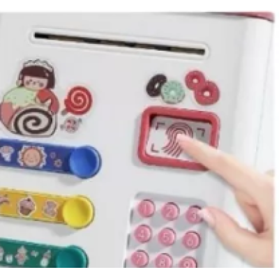 UB Pusculita pentru Copii Tip ATM Cu Cifru si Amprenta Digitala cod pin