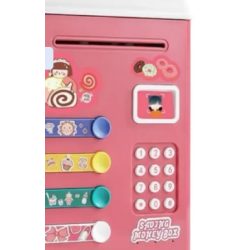 UB Pusculita pentru Copii Tip ATM Cu Cifru si Amprenta Digitala cod pin