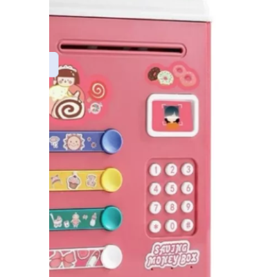 UB Pusculita pentru Copii Tip ATM Cu Cifru si Amprenta Digitala cod pin