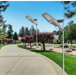 Lampa solara stradala 1200W cu telecomanda IP67 6500k aluminiu