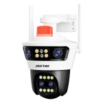 Camera de supraveghere WiFi Jortan 7AL dubla 12MP Full HD exterior sau interior senzor de miscare vedere de noapte