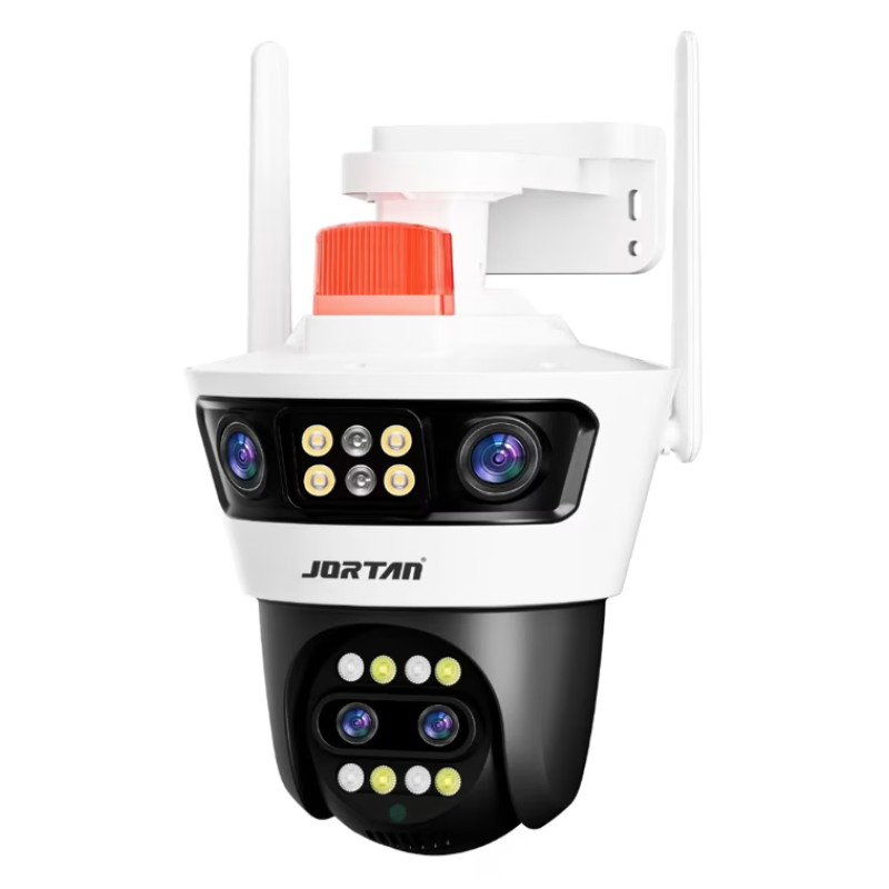 Camera de supraveghere WiFi Jortan 7AL dubla 12MP Full HD exterior sau interior senzor de miscare vedere de noapte