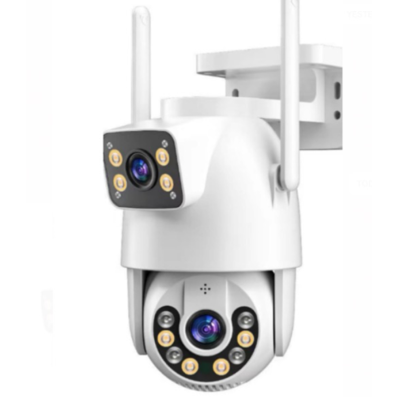 Camera de supraveghere JORTAN 9697QJ cu 2 camere 6MP Wireless PTZ IP Color Night Vision