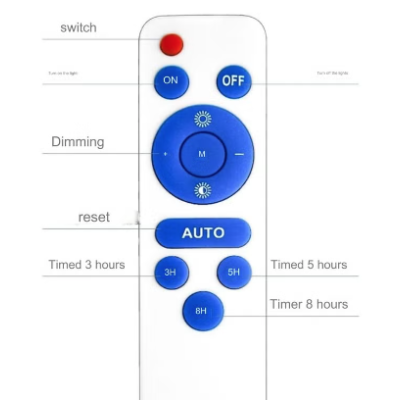Proiector solar putere 1000W de 30000MA cu telecomanda
