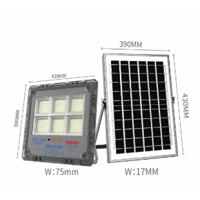 Proiector solar putere 1000W de 30000MA cu telecomanda