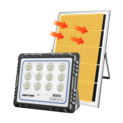 Proiector solar JORTAN 800W de 30000MA cu 12 casete Carcasa din aluminiu