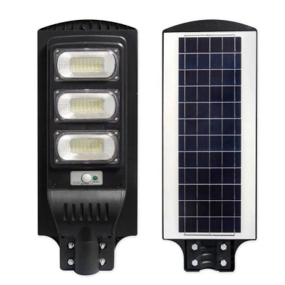 Lampa solara stradala LED de 150W IP65 6000k cu senzor si telecomanda 3 CASETE