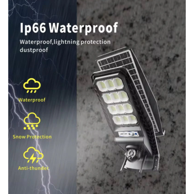 Lampa solara stradala 400W cu Camera de Supraveghere 4G Jortan 3MP Ultra HD Vedere Color Noaptea Control din Telefon